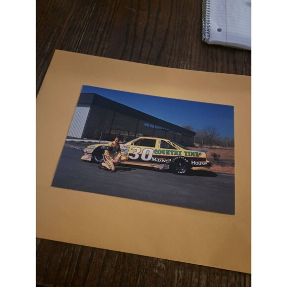 Vintage Michael Waltrip Country Time Racing Driver Card 8x5.5 NASCAR - Picture 1 of 2